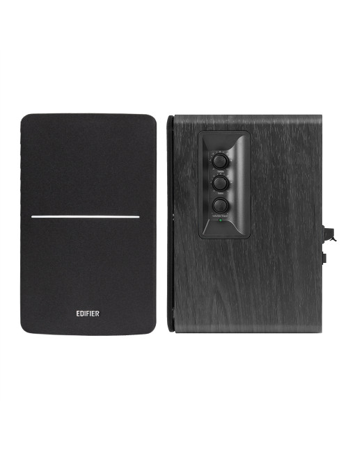 Edifier Powered Bluetooth Bookshelf Speakers R1280DBS Black, Bluetooth, Wireless connection