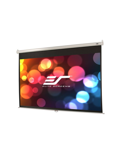 Elite Screens Manual Series M136XWS1 Diagonal 136 ", 1:1, Viewable screen width (W) 244 cm, White