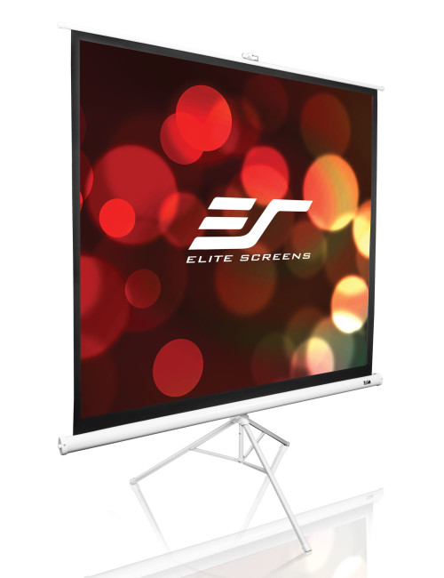 Elite Screens Tripod Series T99NWS1 Diagonal 99 ", 1:1, Viewable screen width (W) 178 cm, White