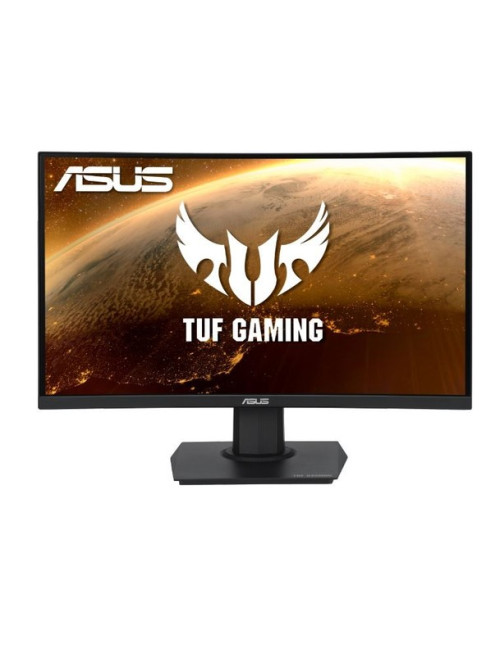 Asus TUF Gaming Curved VG24VQE 24 ", VA, FHD, 1920 x 1080 pixels, 16:9, 1 ms, 250 cd/m , Black, HDMI ports quantity 2 x HDMI 2.0