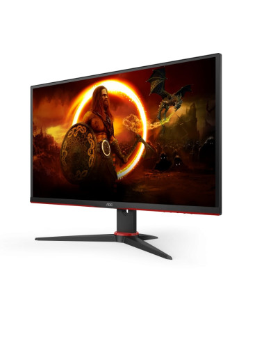 AOC Monitor Q27G2E/BK 27 ", VA, QHD, 2560 x 1440, 16:9, 1 ms, 250 cd/m , Black/Red, 155 Hz, HDMI ports quantity 2