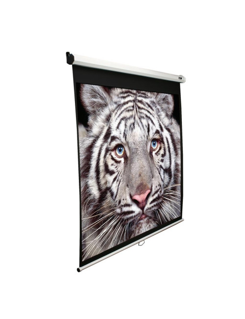 Elite Screens Manual Series M120XWV2 Diagonal 120 ", 4:3, Viewable screen width (W) 244 cm, White