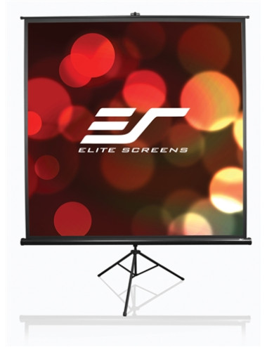 Elite Screens Tripod/Portable Pull Up Projector Screen T92UWH Diagonal 92 ", 16:9, Viewable screen width (W) 203.2 cm, Black
