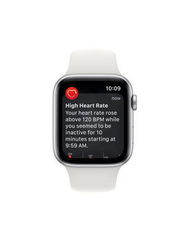 Apple Watch SE MNQ23UL/A 44mm, GPS (satellite), Retina LTPO OLED, Touchscreen, Heart rate monitor, Waterproof, Bluetooth, Wi-Fi,