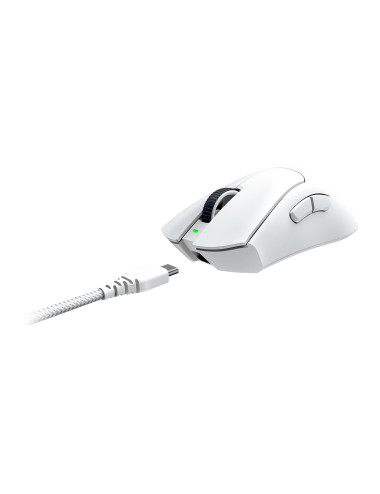 Razer DeathAdder V3 Pro Gaming Mouse, Optical, 30000 DPI, White