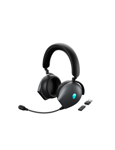 Dell Headset Alienware Tri-Mode AW920H Over-Ear, Microphone, 3.5 mm jack, Noice canceling, Wireless, Dark Side of the Moon