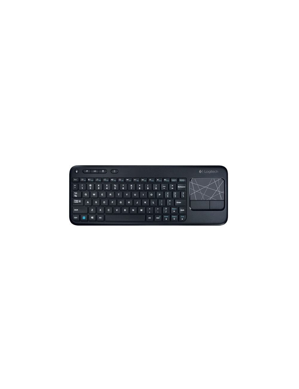 LOGITECH Wrls Touch Keyboard k400 black