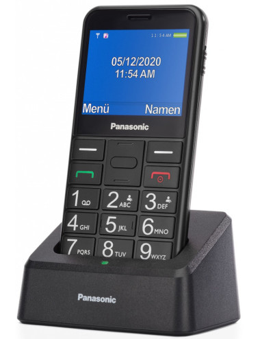 Panasonic KX-TU155EXBN Black, 2.4 ", TFT-LCD, microSD/microSDHC MB, USB version micro USB, Built-in camera, Main camera 0.3 MP, 