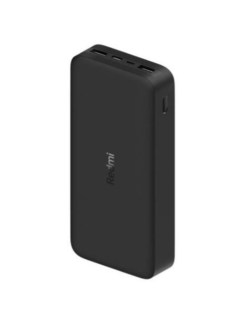 Redmi Fast Charge Power Bank 20000 mAh, Black, 18 W