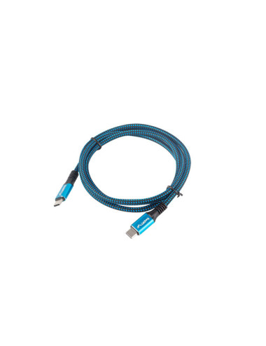 Lanberg USB-C to USB-C Cable, 1.2 m 8K/30Hz, Black/Blue