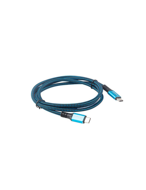 Lanberg USB-C to USB-C Cable, 1.2 m 8K/30Hz, Black/Blue