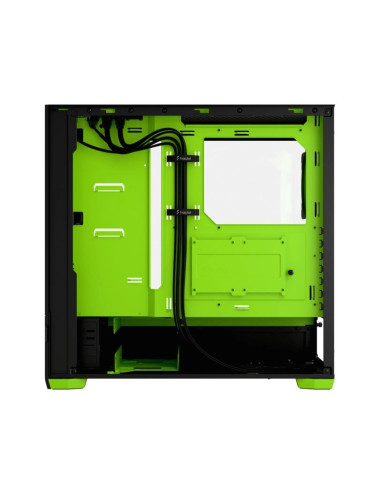 Fractal Design Pop Air RGB Green Core TG Clear Tint, ATX, mATX, Mini ITX, Power supply included No