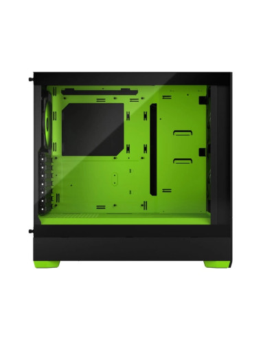 Fractal Design Pop Air RGB Green Core TG Clear Tint, ATX, mATX, Mini ITX, Power supply included No