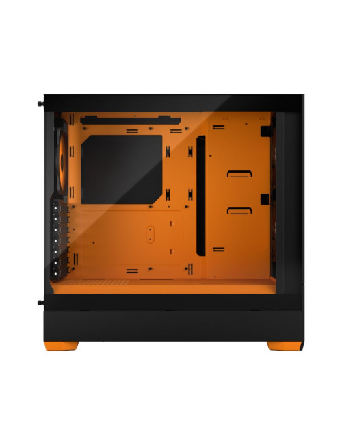 Fractal Design Pop Air RGB Orange Core TG Clear Tint, ATX, mATX, Mini ITX, Power supply included No