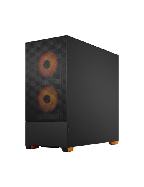 Fractal Design Pop Air RGB Orange Core TG Clear Tint, ATX, mATX, Mini ITX, Power supply included No