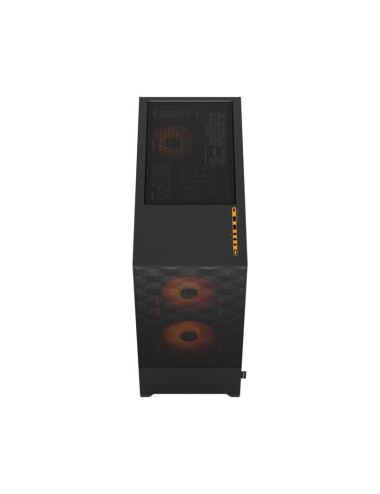 Fractal Design Pop Air RGB Orange Core TG Clear Tint, ATX, mATX, Mini ITX, Power supply included No