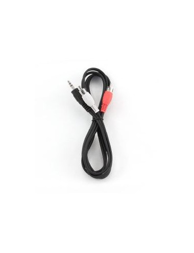 Cablexpert 1.5m, 3.5mm/2xRCA, M/M 1.5 m, Black, Red, White