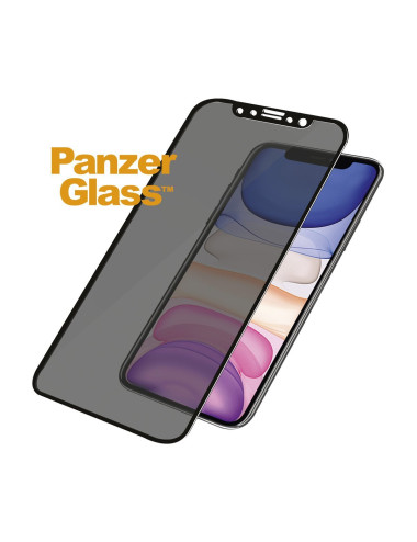 PanzerGlass P2665 Apple, iPhone Xr/11, Tempered glass, Black, Case friendly with Privacy filter