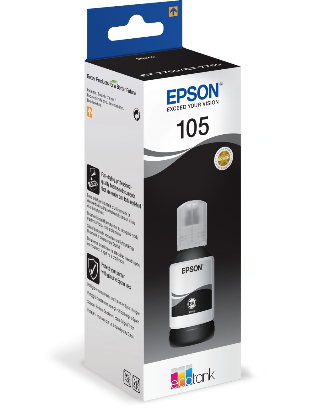 Epson Ecotank 105 Ink Bottle, Black