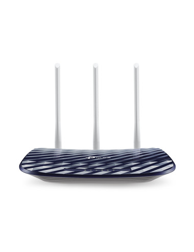 TP-LINK Router Archer C20 802.11ac, 300+433 Mbit/s, 10/100 Mbit/s, Ethernet LAN (RJ-45) ports 4, Antenna type 3xExternal