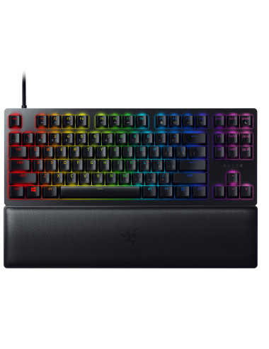 Razer Huntsman V2 Tenkeyless, Optical Gaming Keyboard, RGB LED light, RU, Black, Wired, Linear Red Switch