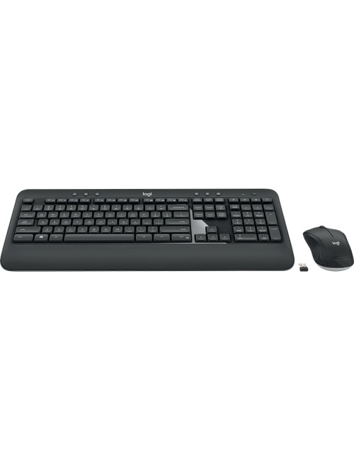 Logitech MK540 Advanced Keyboard and Mouse Set, Wireless, Mouse included, Batteries included, US, Wireless connection, USB, Blac