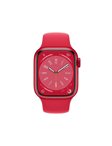 Apple Watch Series 8 MNJ23UL/A 41mm, Smart watches, GPS (satellite), Retina LTPO OLED, Touchscreen, Heart rate monitor, Waterpro