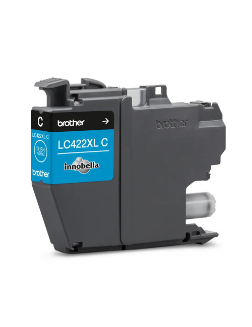 Brother LC422XLC Ink Cartridge, Cyan