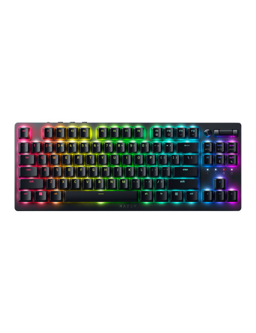 Razer Gaming Keyboard Deathstalker V2 Pro Tenkeyless RGB LED light, US, Wireless, Black, Optical Switches (Linear)