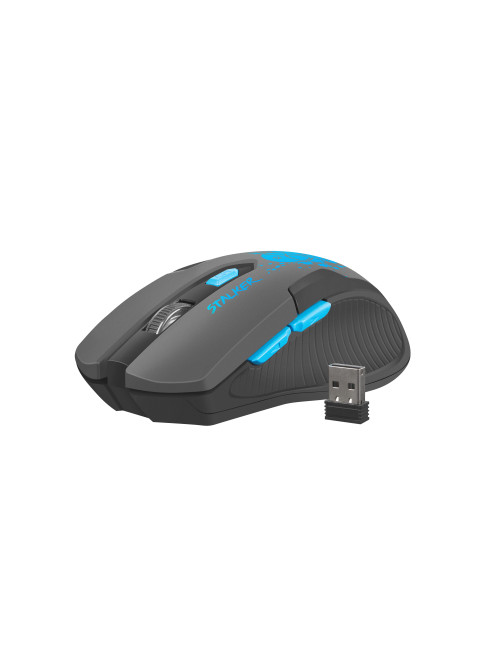 Fury Gaming mouse Stalker Wireless, Black/Blue
