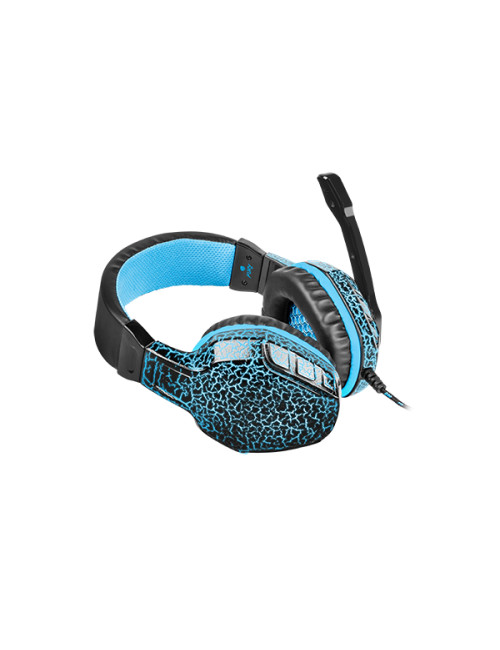 Fury Gaming Headset, Wired, NFU-0863 Hellcat, Black/Blue, Built-in microphone