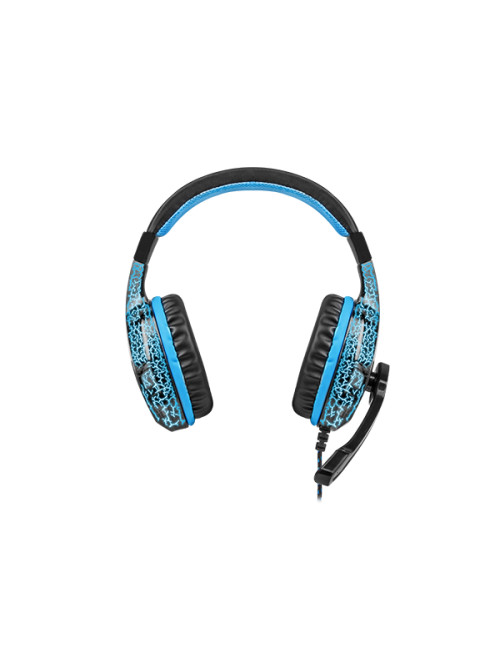 Fury Gaming Headset, Wired, NFU-0863 Hellcat, Black/Blue, Built-in microphone