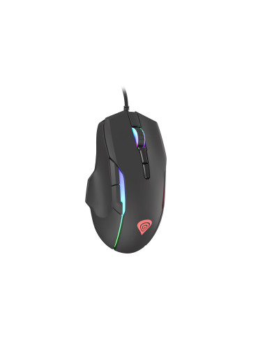 GENESIS Xenon 220 Gaming Mouse, 500 - 6400DPI, Wired, Black