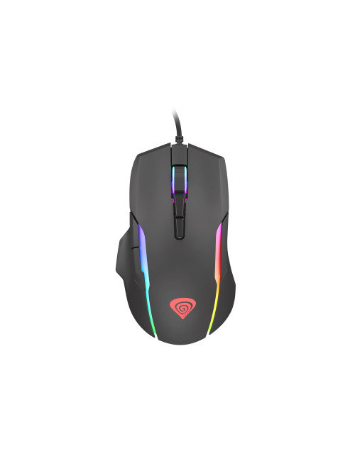 GENESIS Xenon 220 Gaming Mouse, 500 - 6400DPI, Wired, Black