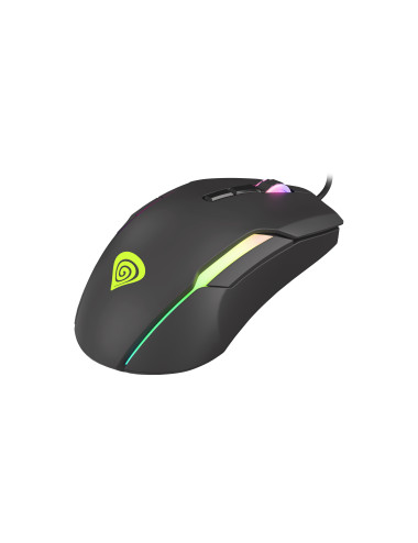 GENESIS Xenon 220 Gaming Mouse, 500 - 6400DPI, Wired, Black