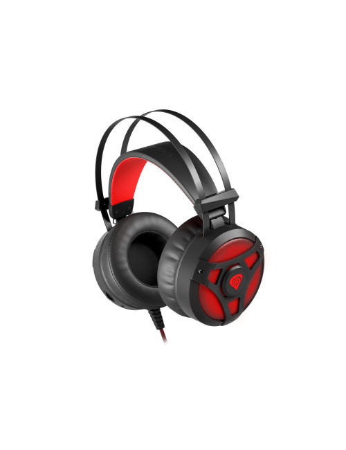 Genesis Gaming Headset Neon 360 Stereo Built-in microphone, Black/Red, Wired