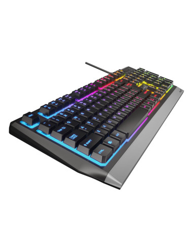 Genesis Rhod 300 RGB Gaming keyboard, RGB LED light, US, Black, Wired