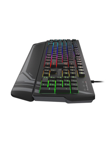 Genesis Rhod 350 RGB Gaming keyboard, RGB LED light, US, Black, Wired
