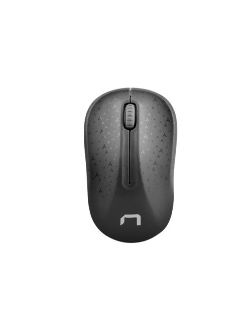 Natec Mouse, Toucan, Wireless, 1600 DPI, Optical, Black-Grey