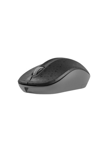 Natec Mouse, Toucan, Wireless, 1600 DPI, Optical, Black-Grey