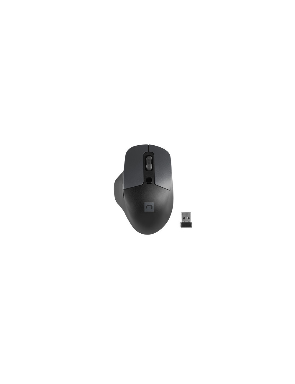 Natec Mouse, BlackBird 2, Silent, Wireless, 1600 DPI, Optical, Black