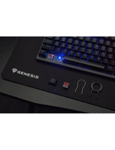 Genesis THOR 303 TKL, Mechanical Gaming Keyboard, RGB LED light, US, Black, Wired, USB Type-A