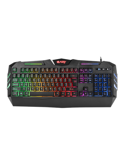 FURY Spitfire Gaming Keyboard, US Layout, Wired, Black