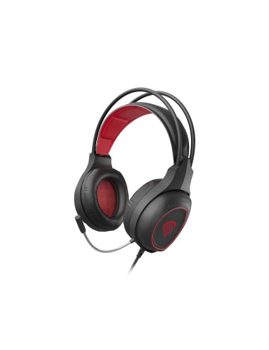 Genesis RADON 300 Gaming Headset, Built-in microphone, Black/Red