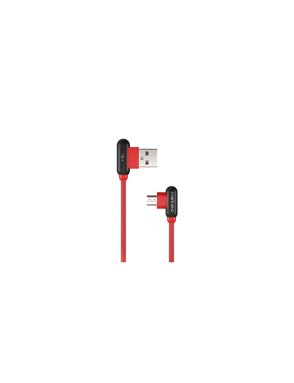 Natec Angled USB Micro to Type A Cable Prati 1 m, USB Type-A, Micro USB