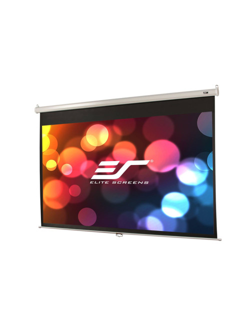 Elite Screens Manual Series M100NWV1 Diagonal 100 ", 4:3, Viewable screen width (W) 203 cm, White