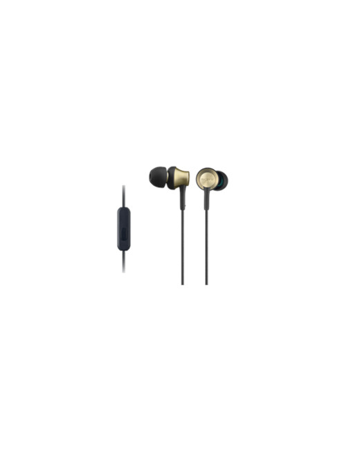 Sony MDREX650APT Wired, In-ear, Microphone, 3.5 mm, Gold