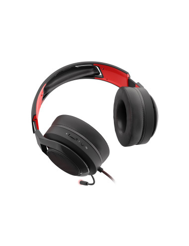 GENESIS Gaming Headset RADON 610, Wired, Balck/Red