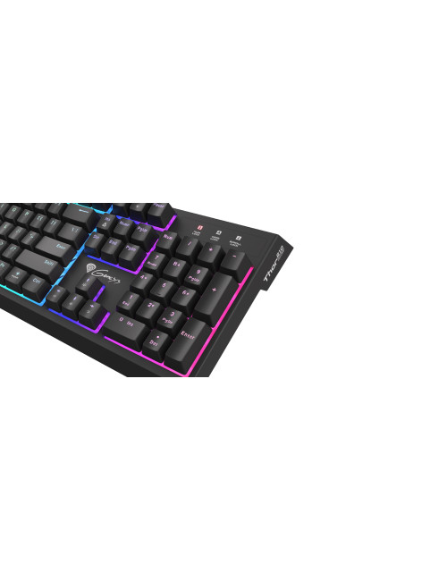 Genesis THOR 210 RGB Gaming keyboard, RGB LED light, US, Black, Wired, Hybrid