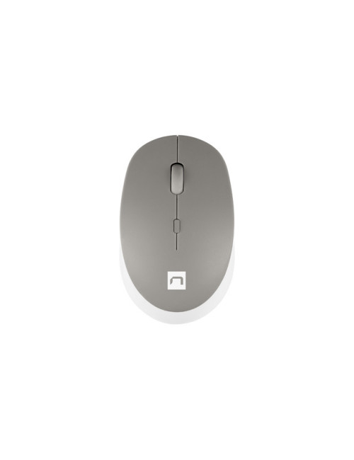 Natec Mouse Harrier 2 Wireless, White/Grey, Bluetooth